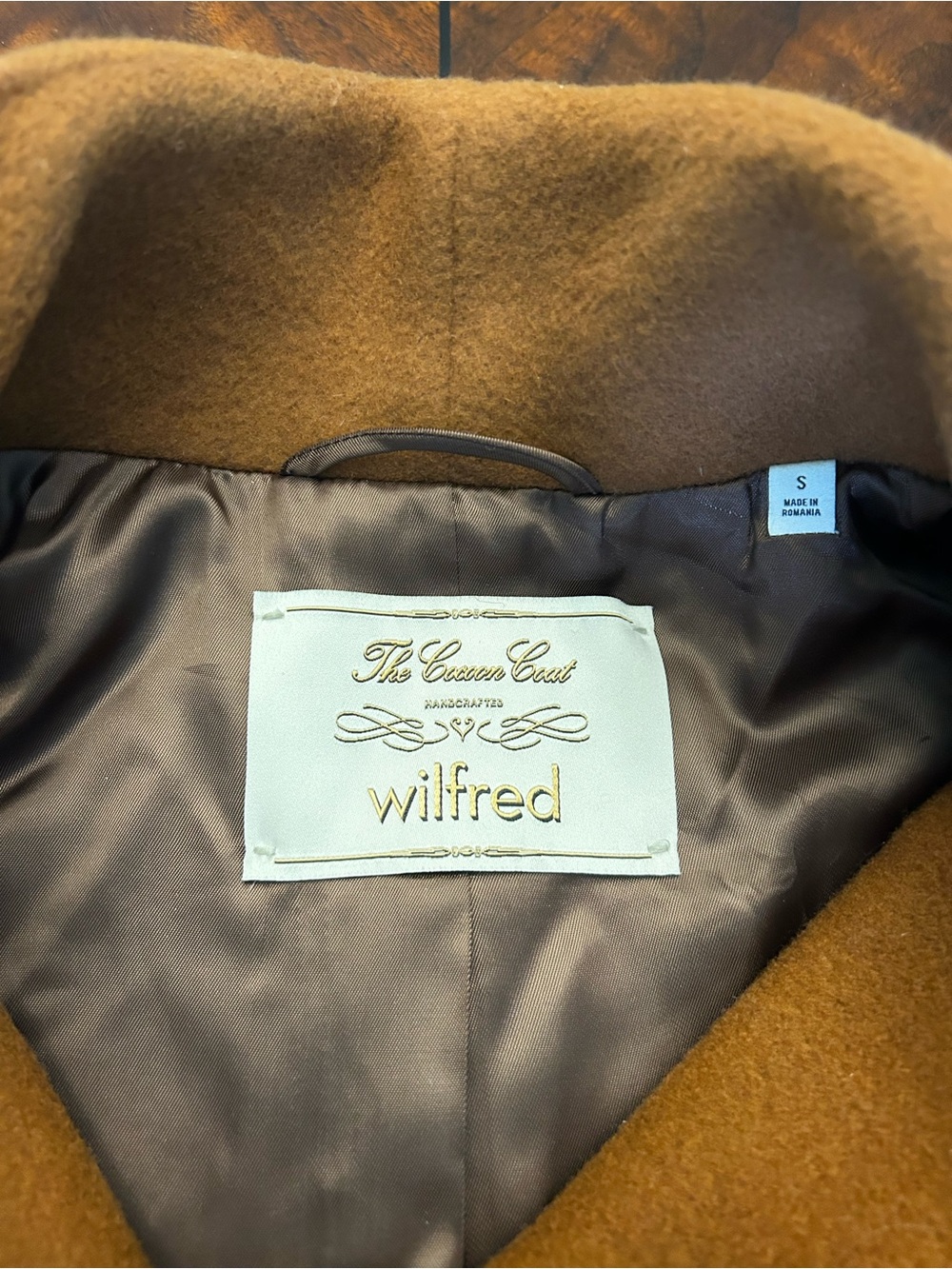 Aritzia Wilfred Cigar Cashmere Wool-Blend Long Coat - Picture 7 of 8
